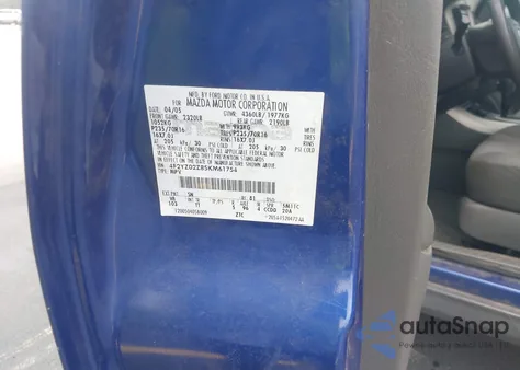 2005 Mazda Tribute I из США, поврежденный, VIN 4F2YZ02Z85KM61754